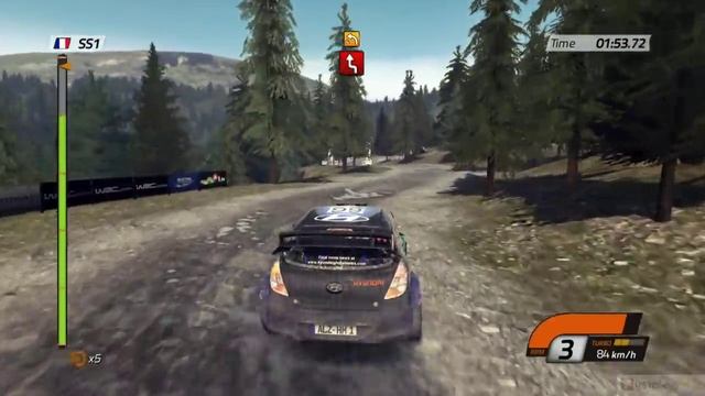 WRC 4 FIA World Rally Championship PC Gameplay HD 720P Rally France смотреть онлайн