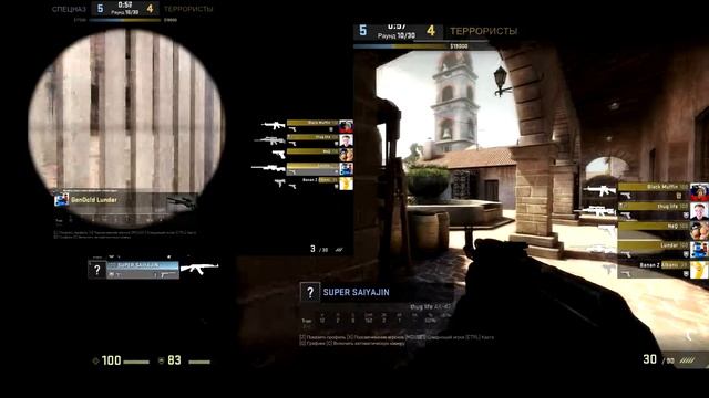 CS: GO AWP SHOOT IN MAP INFERNO смотреть онлайн