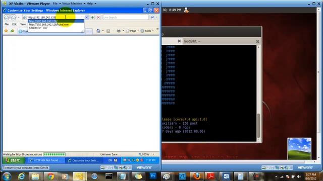 Generating a Binary Payload (windows/meterpreter/reverse_tcp) to get a reverse session. смотреть онлайн