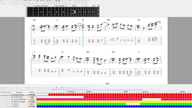 TAB Guitar Pro 5 : Cocktail - อภิสิทธิ์ชน Full (Cover : Guitar Pro) смотреть онлайн