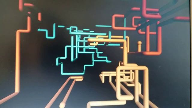 Windows XP screensaver 3D Pipes смотреть онлайн
