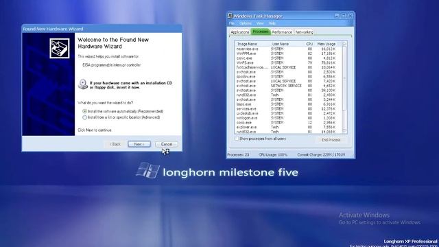 Windows Longhorn Build 4015 смотреть онлайн