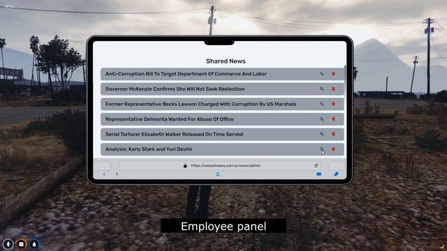 [FIVEM] Weazel Tablet (DebuX) смотреть онлайн