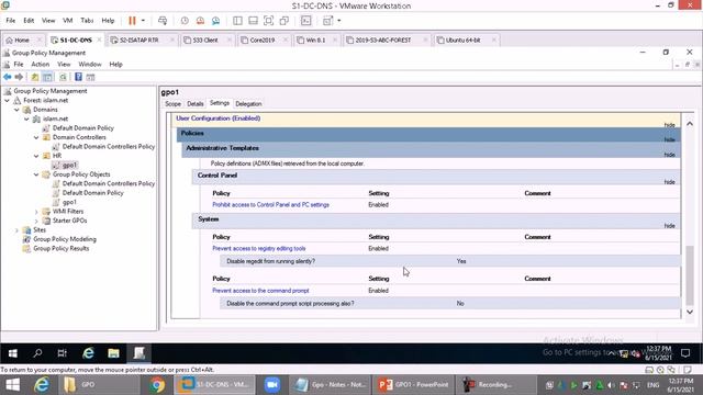 13 Group Policy Domain Environment + RSOP смотреть онлайн