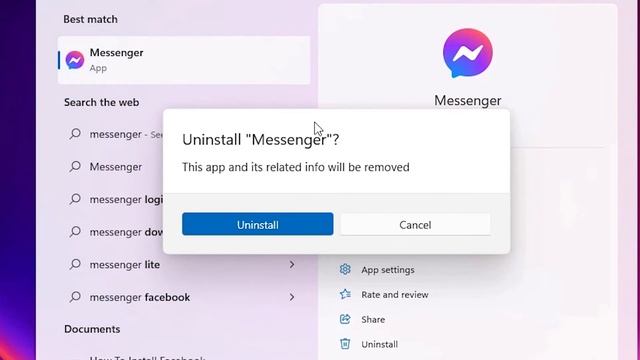 How to Uninstall Facebook Messenger From Any Windows PC or Laptop смотреть онлайн