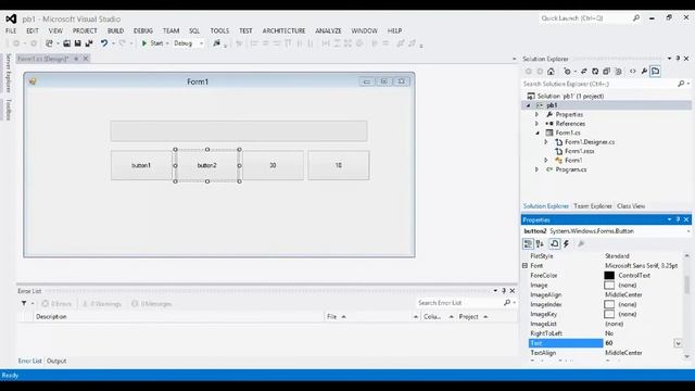 How to control Progress Bar C# Visual Studio смотреть онлайн