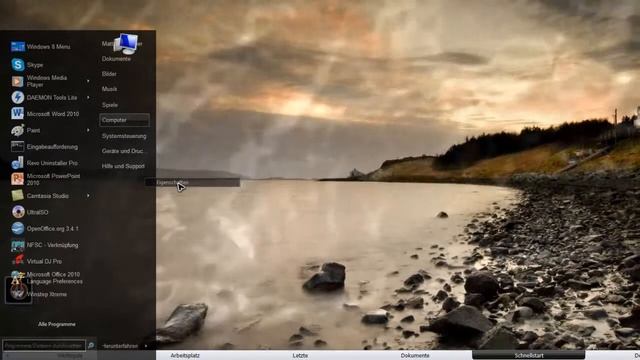Full transparent Windows 8 Theme смотреть онлайн