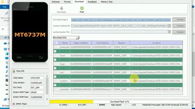 how to flash intex aqua lion 3 with sp flash tool смотреть онлайн