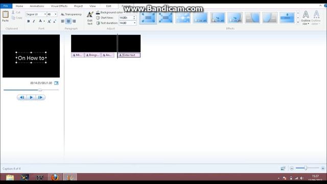 How To make a Text Video Using Windows Movie maker смотреть онлайн