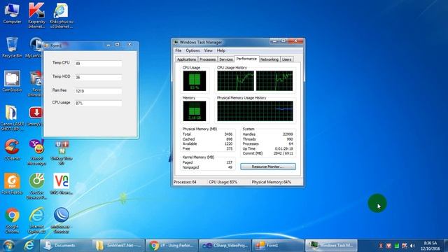 GET TEMPERATURE CPU c# смотреть онлайн