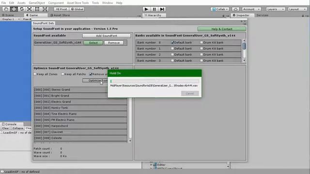 MIdi Player Tool Kit Pro for Unity - Add SoundFont смотреть онлайн