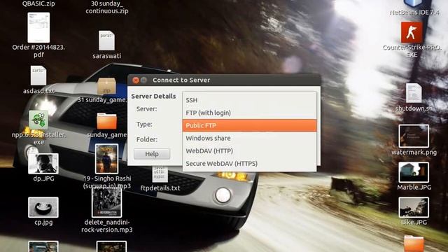 Ubuntu : How to connect to a ftp server without using filezilla or any additional software смотреть онлайн