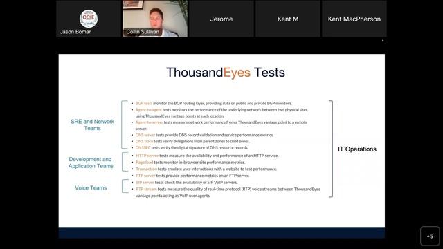 SCCUG On Demand Webinar: Cisco ThousandEyes The End to End Visibility You Need смотреть онлайн