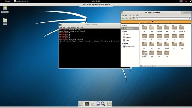 How to VNC to your android from linux or windows with Nethunter смотреть онлайн