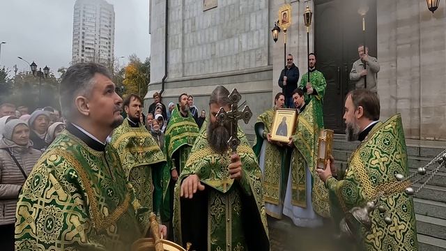 Престол. Преставление прп. Сергия, игумена Радонежского, всея России чудотворца. Крестный ход. 2024 смотреть онлайн