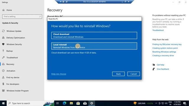 👌How to reset windows 10 | How to reset laptop | How To Factory Reset @ManojDey Please support me 🙏 смотреть онлайн