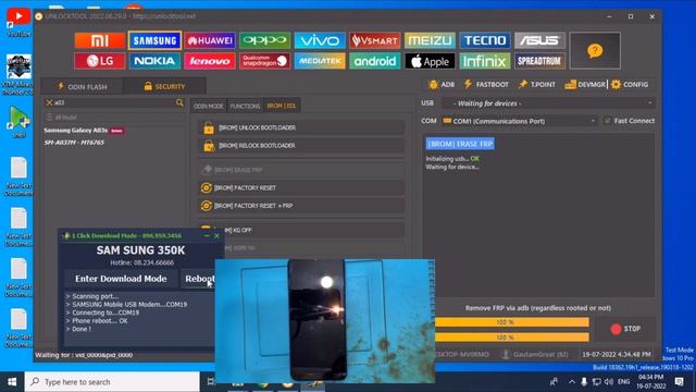 Samsung A03s Frp Bypass /samsung A03s Frp Unlock Tool  2022