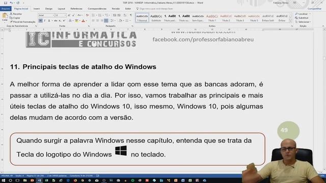 Aula 09 Informática TJSP 2018 Windows 10 [Prof. Fabiano Abreu] смотреть онлайн