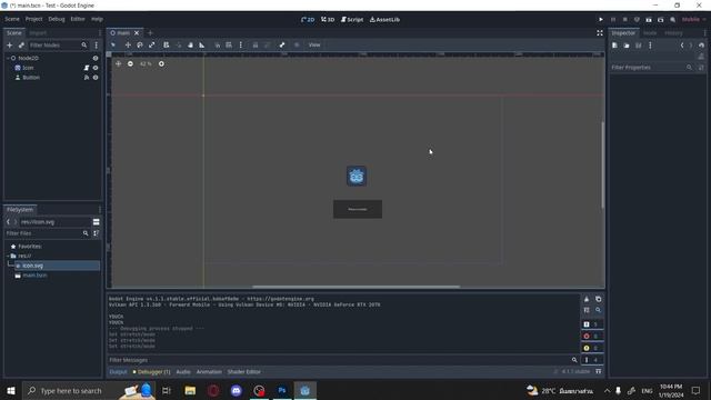 How to change resolution & stretch screen size in Godot [Godot Tutorial] смотреть онлайн