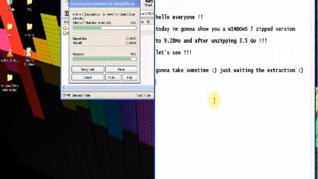 windows 7 zipped version proof : from 9.28Mo(zipped) to 3.5Go (unzipped).wmv смотреть онлайн