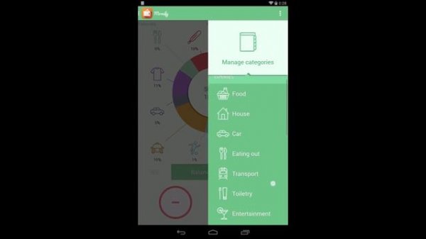 Monefy Overview - Money Manager & Expense Tracker