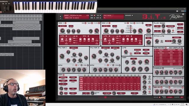 Rob Papen Live Stream 20 April 2023 BLUE-3 & BIT-2 sound design смотреть онлайн