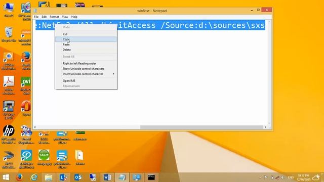 Installing the .NET Framework 3.5 win8.1 / حل مشكله النت فروم ورك 8.1 смотреть онлайн
