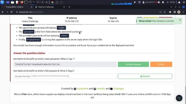 TryHackMe Hydra Brute Forcing Walkthrough смотреть онлайн