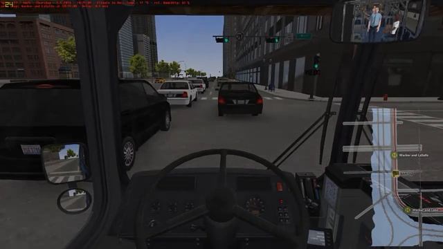 OMSI 2 CHICIGO DOWNTOWN ROUTE 124 смотреть онлайн