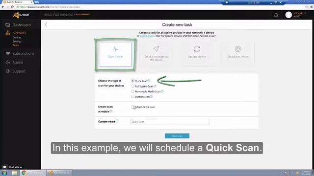 Avast for Business: Creating a Scheduled Task смотреть онлайн