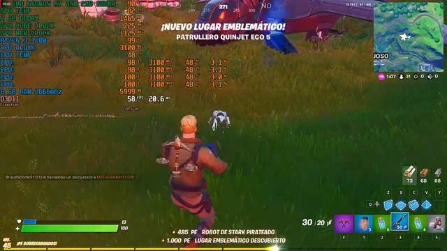 FORTNITE DX11 720P LOW EPIC VISION RYZEN 3 1200 R7 450 смотреть онлайн