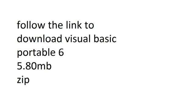download visual basic portable 6 with link смотреть онлайн