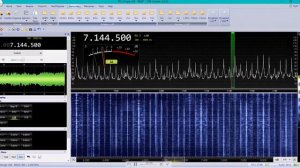 SDR Console. Лучшая по функционалу для SDR, красивая по оформлению .