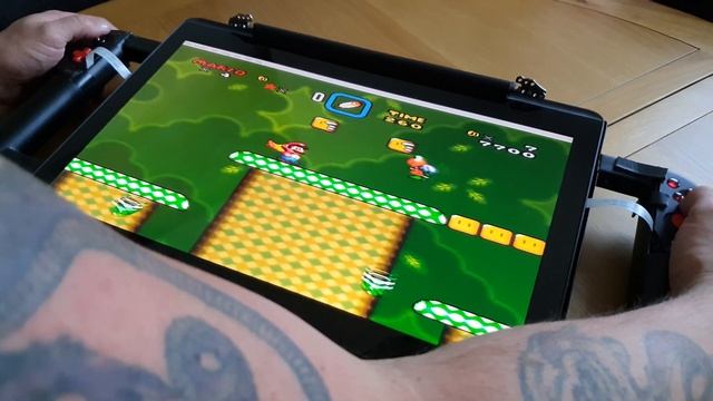 Super Mario world - snes emulator - 17 inch 4k 60fps gamepad tablet смотреть онлайн