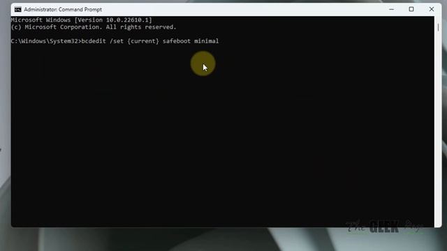 Boot into Safe Mode via Command Prompt in Windows 11 смотреть онлайн