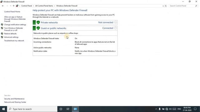 👉 How to turn off windows firewall in windows 10 ||Windows 10 me defender kaise off / on kare????? смотреть онлайн