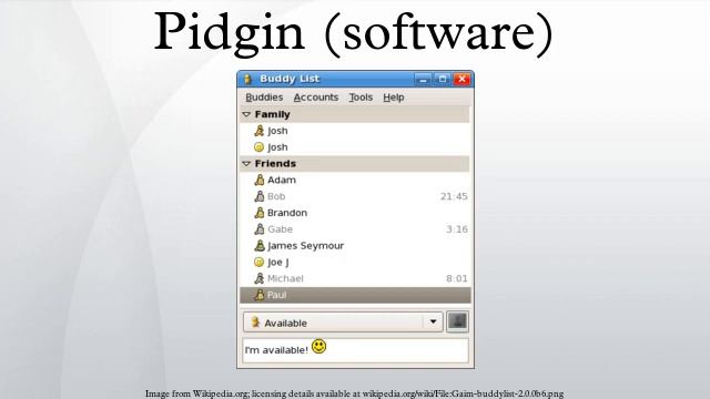 Pidgin (software) смотреть онлайн