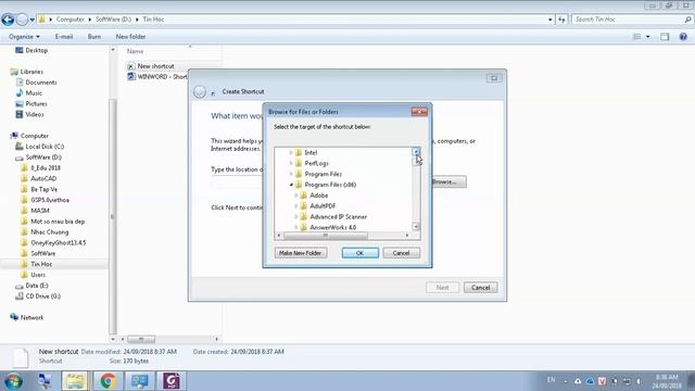 Hướng dẫn tạo ShortCut trong windows - Thực hành смотреть онлайн