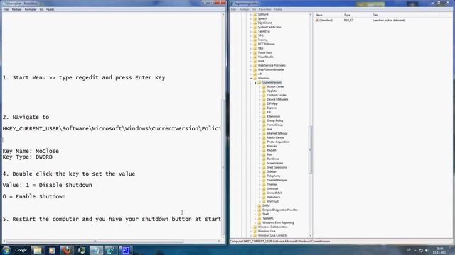 Shutdown button missing? watch to fix it смотреть онлайн