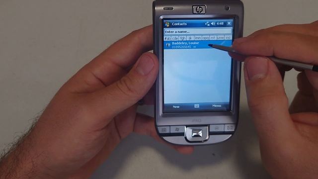 HP iPAQ 114 Windows Mobile PDA menu browse, ringtones, games, wallpapers смотреть онлайн