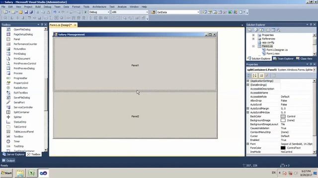 Design Simple Form In C# Windows Application Tamil смотреть онлайн