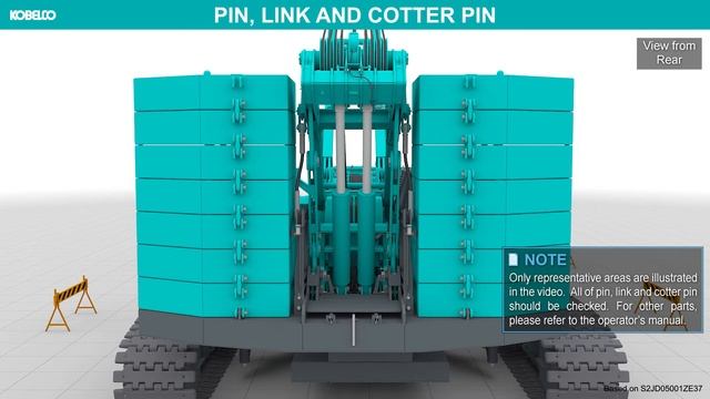CKE2500G-2/CKS2500 - DAILY OR EVERY 8 HOURS MAINTENANCE #1/4 (UPPER MACHINERY) смотреть онлайн