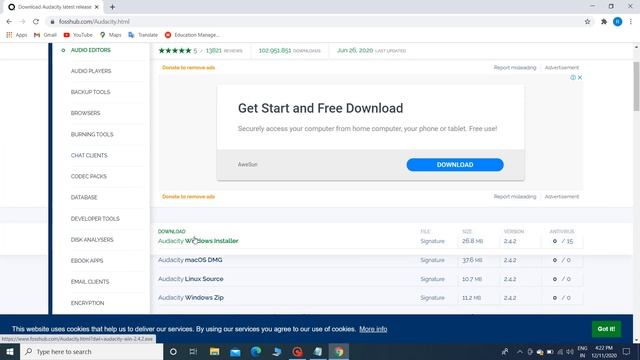 How to Download Audacity in Windows 10 For Free . смотреть онлайн