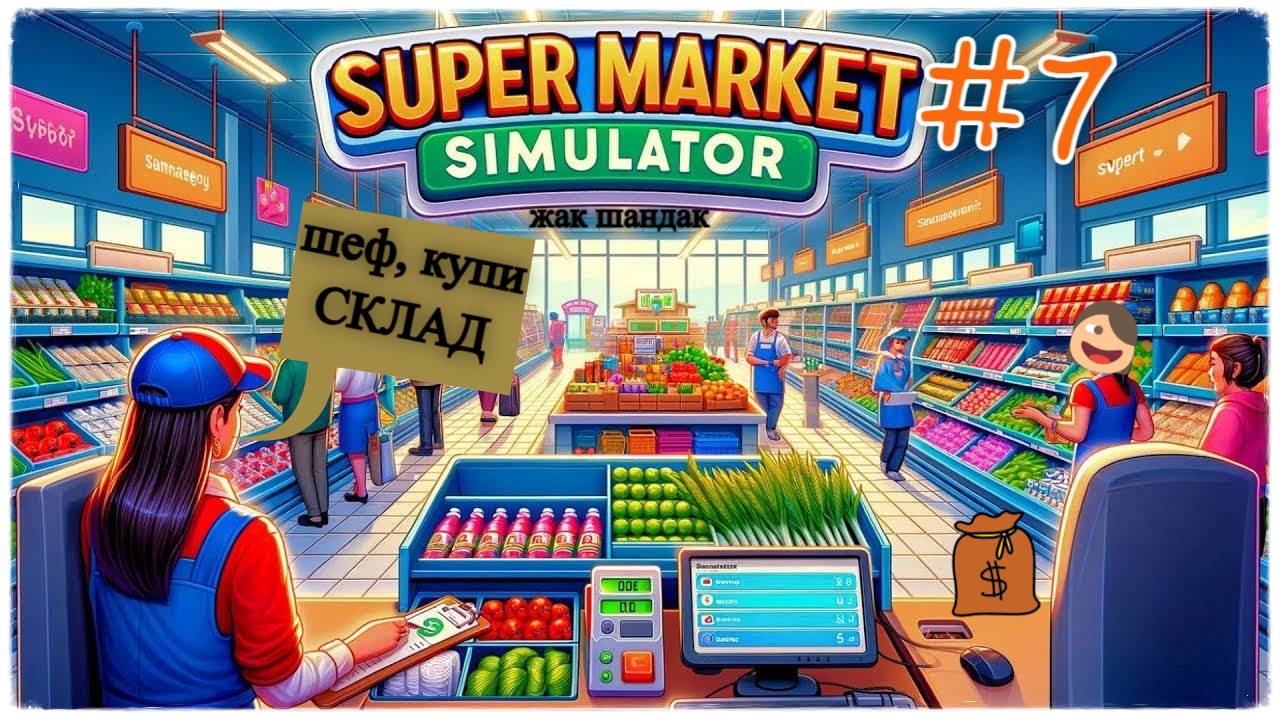 Новый бизнес - закрыл кредит, коплю на склад в Supermarket Simulator #supermarketsimulator