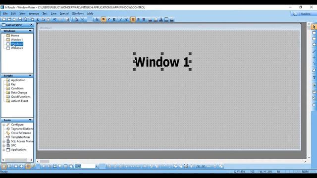 InTouch SCADA - Show Windows using ComboBox and Touch Push button - Tutorial for beginner смотреть онлайн