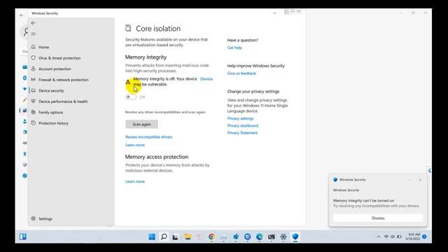 Bật tính năng Memory integrity để ngăn chặn virus tấn công máy tính смотреть онлайн