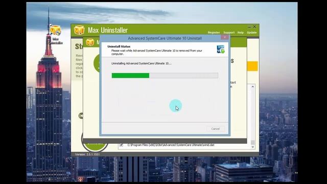 How MU uninstall Advanced SystemCare Ultimate 10 from Windows смотреть онлайн