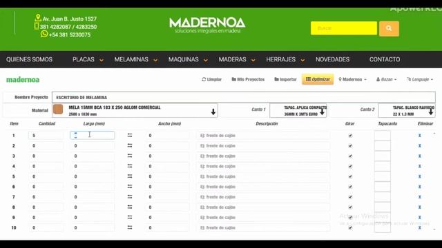 OPTIMIZADOR ONLINE - MADERNOA - TUCUMAN смотреть онлайн
