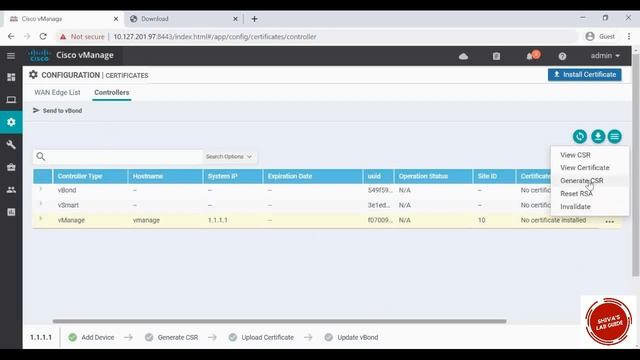 Cisco SDWAN Onboarding Controllers Part 3 Root Certification Installation and Final steps смотреть онлайн