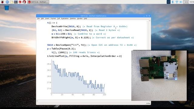 ☒SW10 via I2C via RasPi to Wolfram Mathematica смотреть онлайн